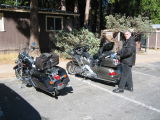 Paul at our rest stop exiting Yosemite on Monday