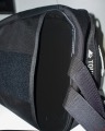 Velcro straps hold plate in pocket
