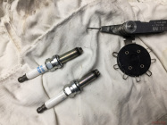Old spark plugs