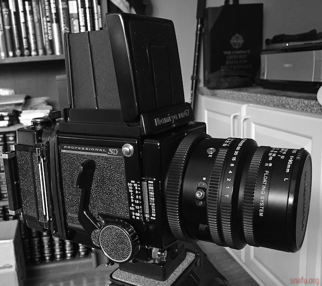 Mamiya RB 67 Professional SD and 90mm f/3.5 lens